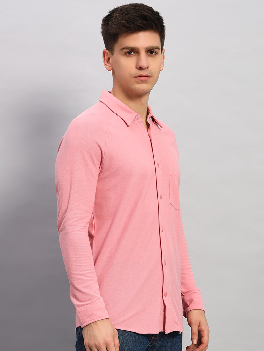Full Sleeve Shirt - Salmon Pink