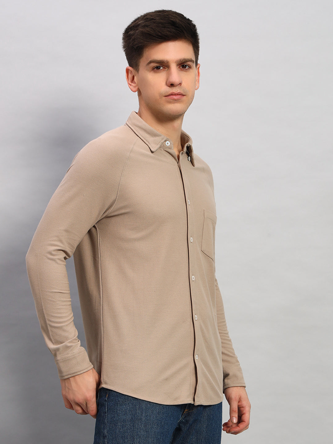 Full Sleeve Shirt - Witty Beige