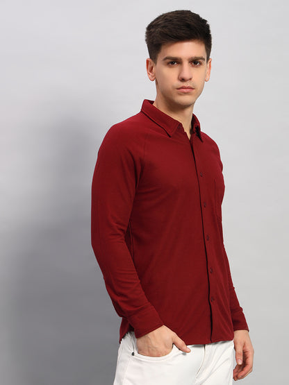 Full Sleeve Shirt - Magic Maroon