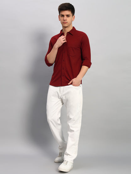 Full Sleeve Shirt - Magic Maroon