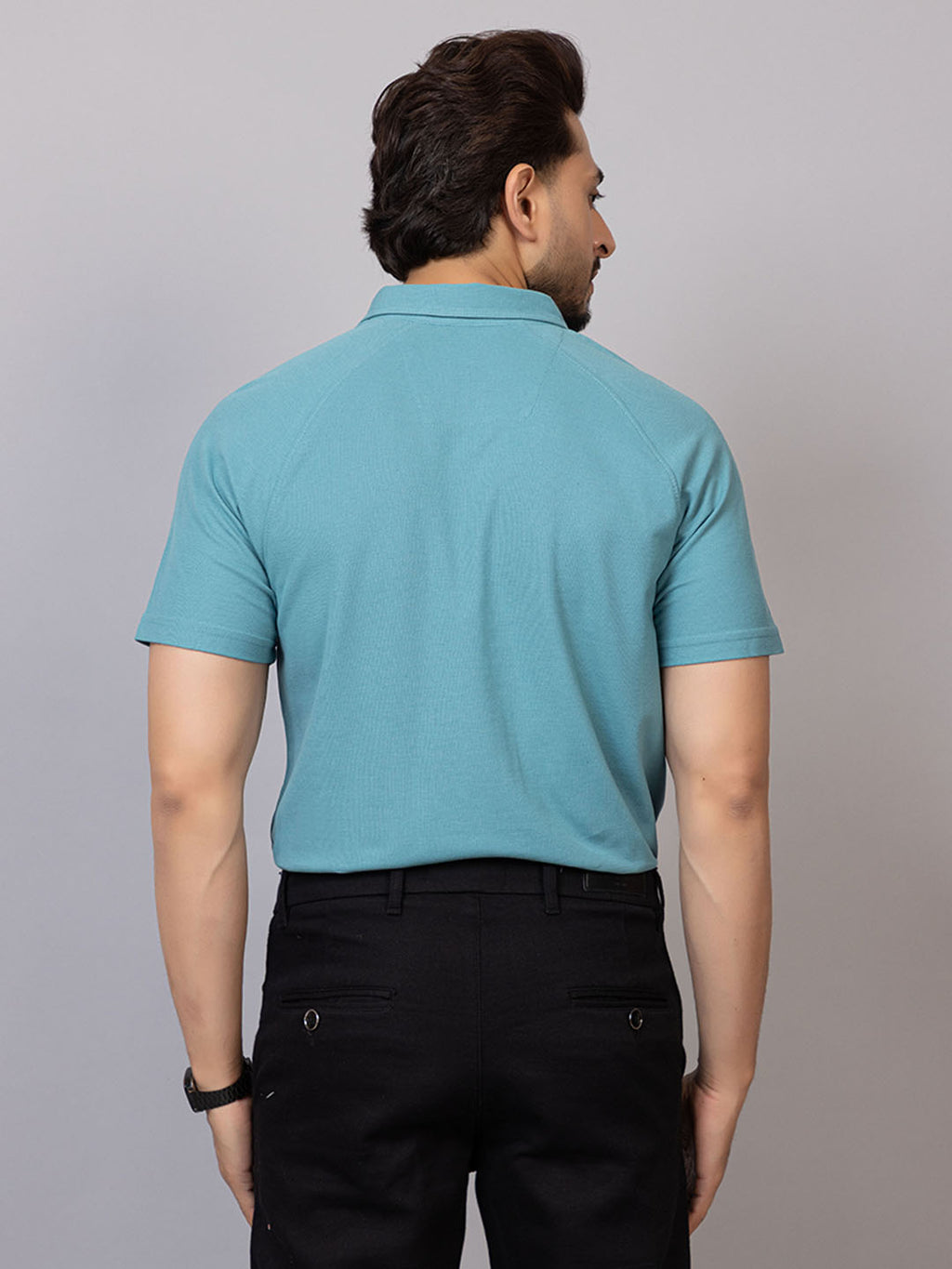 Half Sleeve Shirt - Jade Green