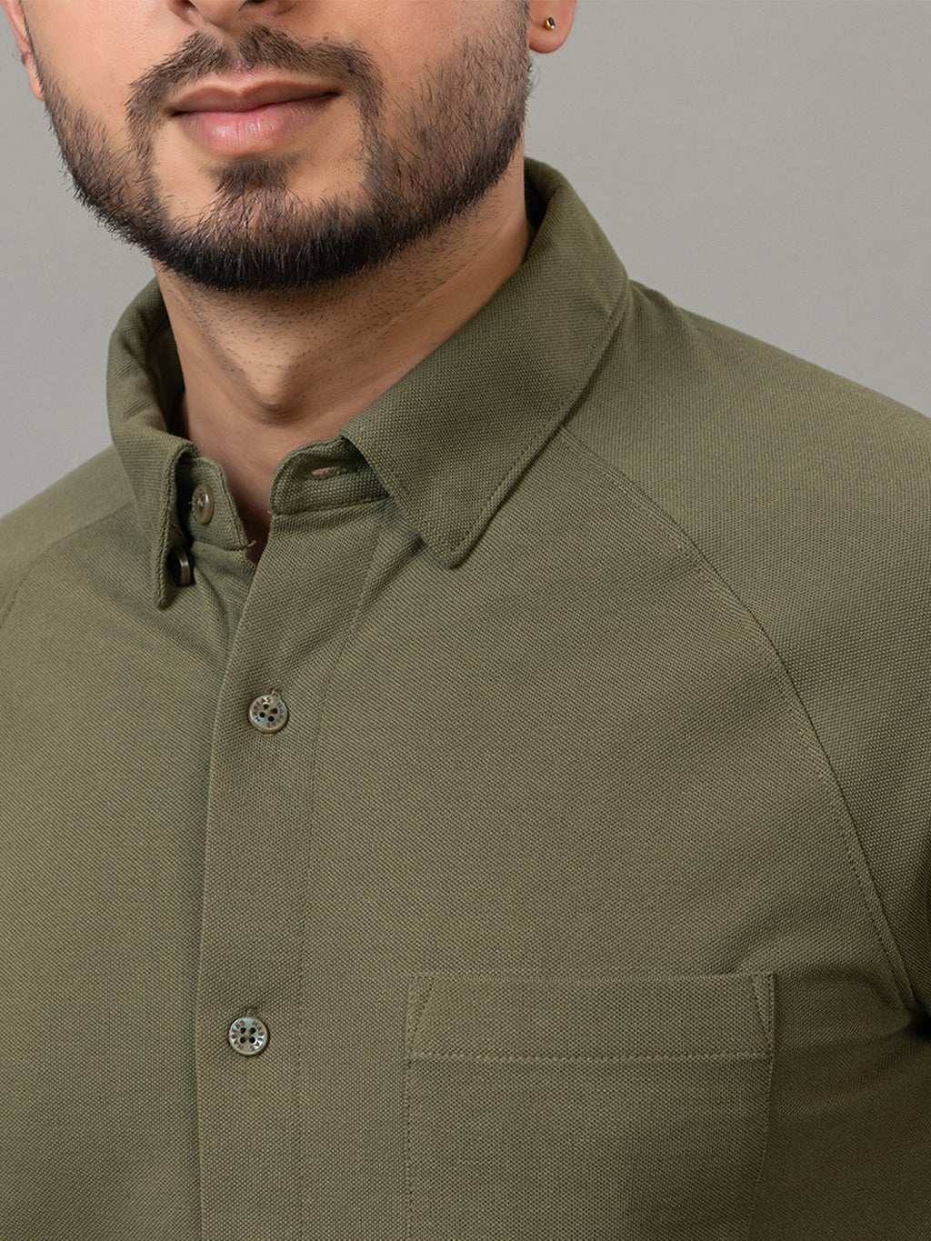 Full Sleeve Shirt - Olive Green