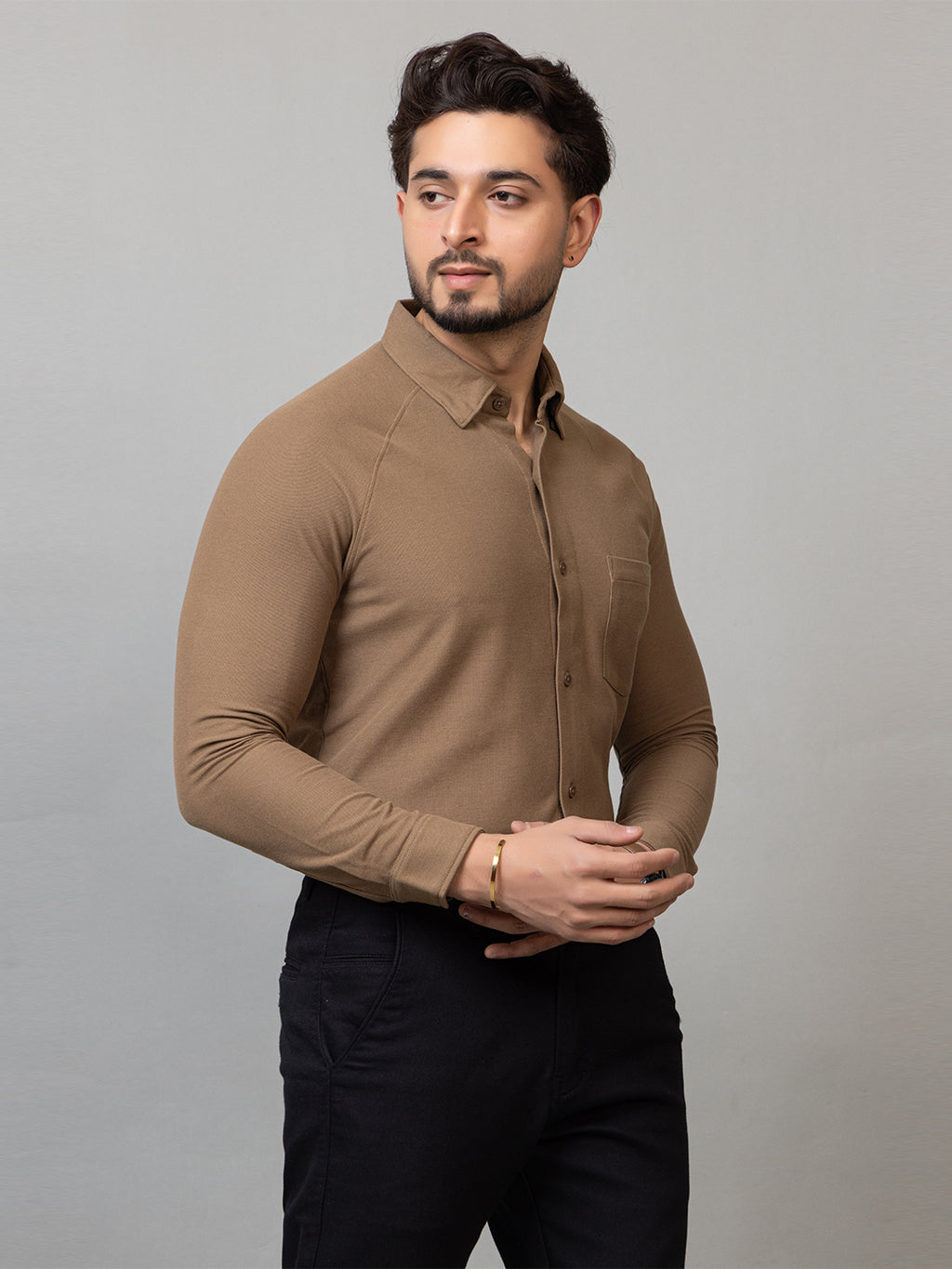 Full Sleeve Shirt - Vintage Teak