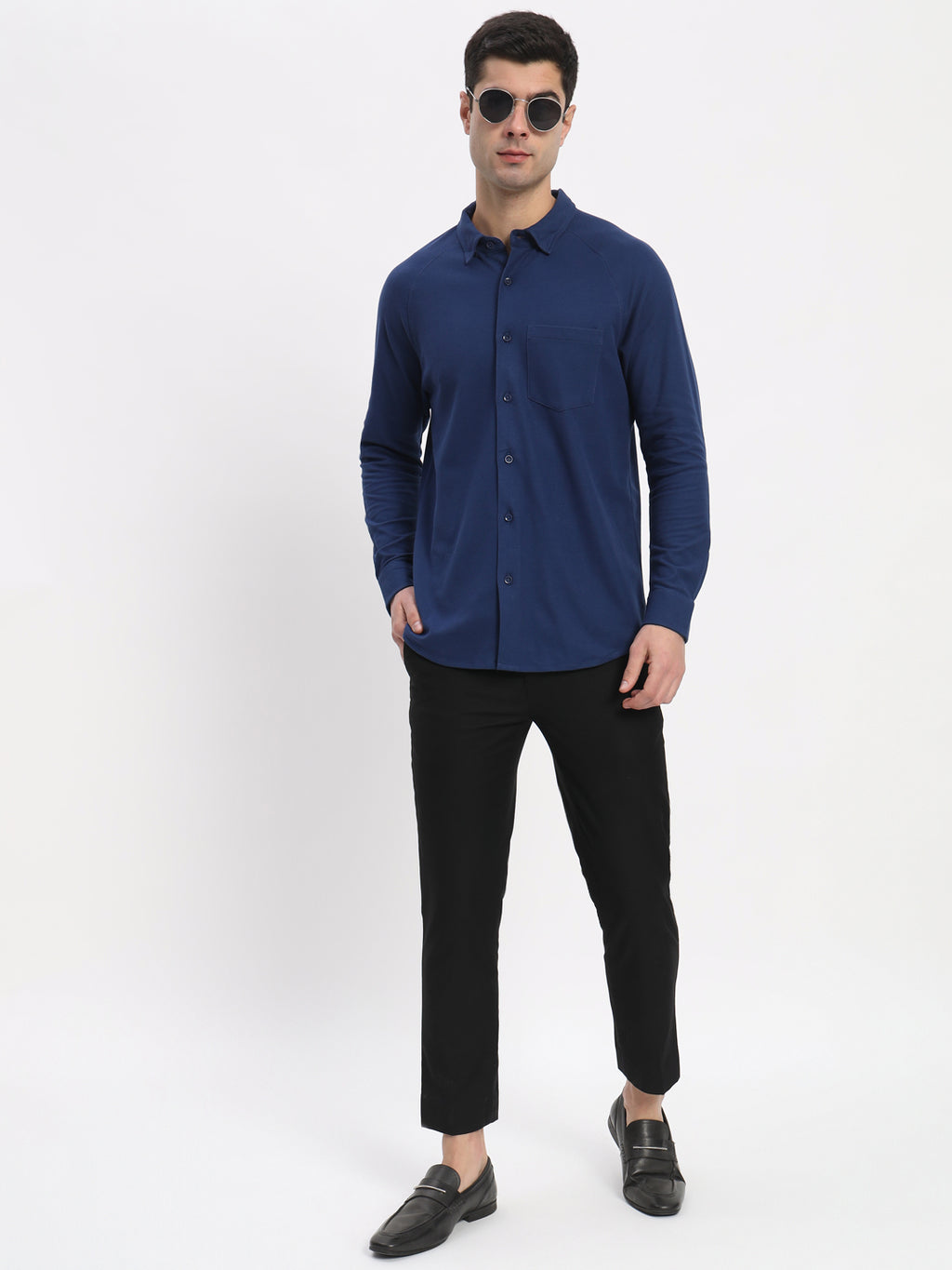 Full Sleeve Shirt - Denim Blue