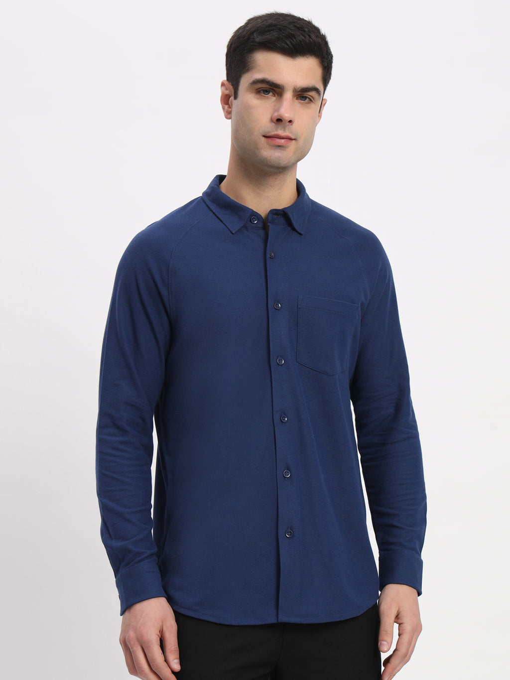 Full Sleeve Shirt - Denim Blue
