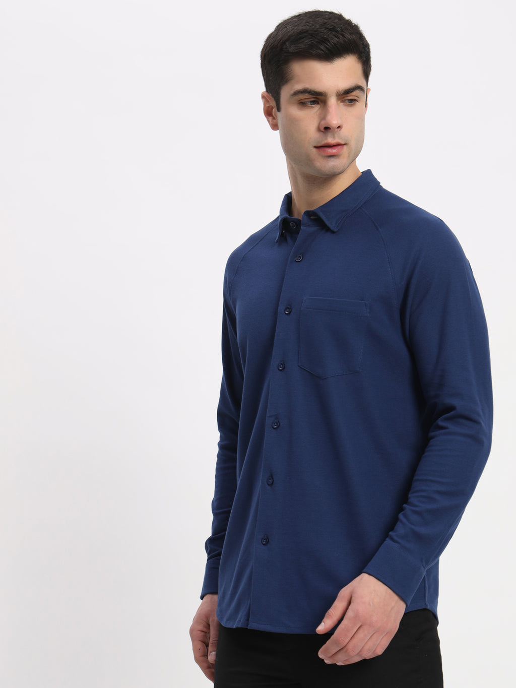 Full Sleeve Shirt - Denim Blue - HABEAS