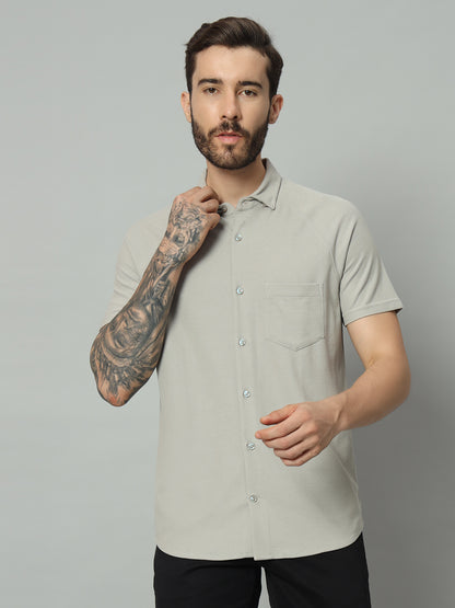 Half Sleeve Shirt - Oyster