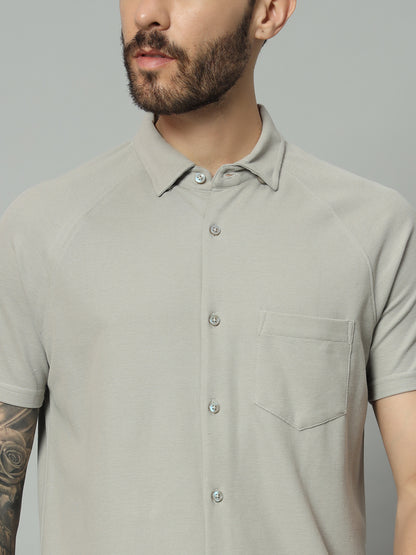 Half Sleeve Shirt - Oyster