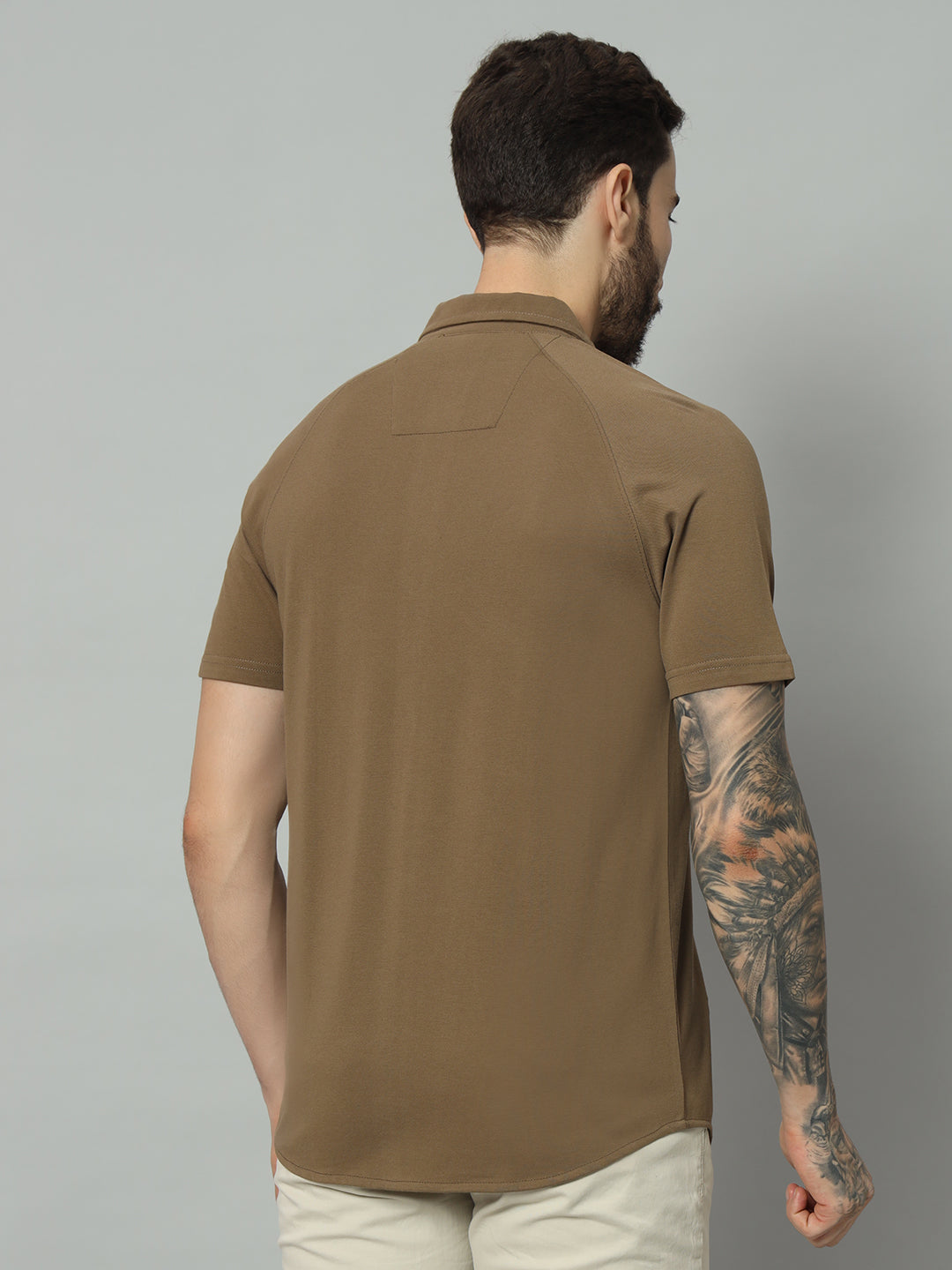 Half Sleeve Shirt - Vintage Teak