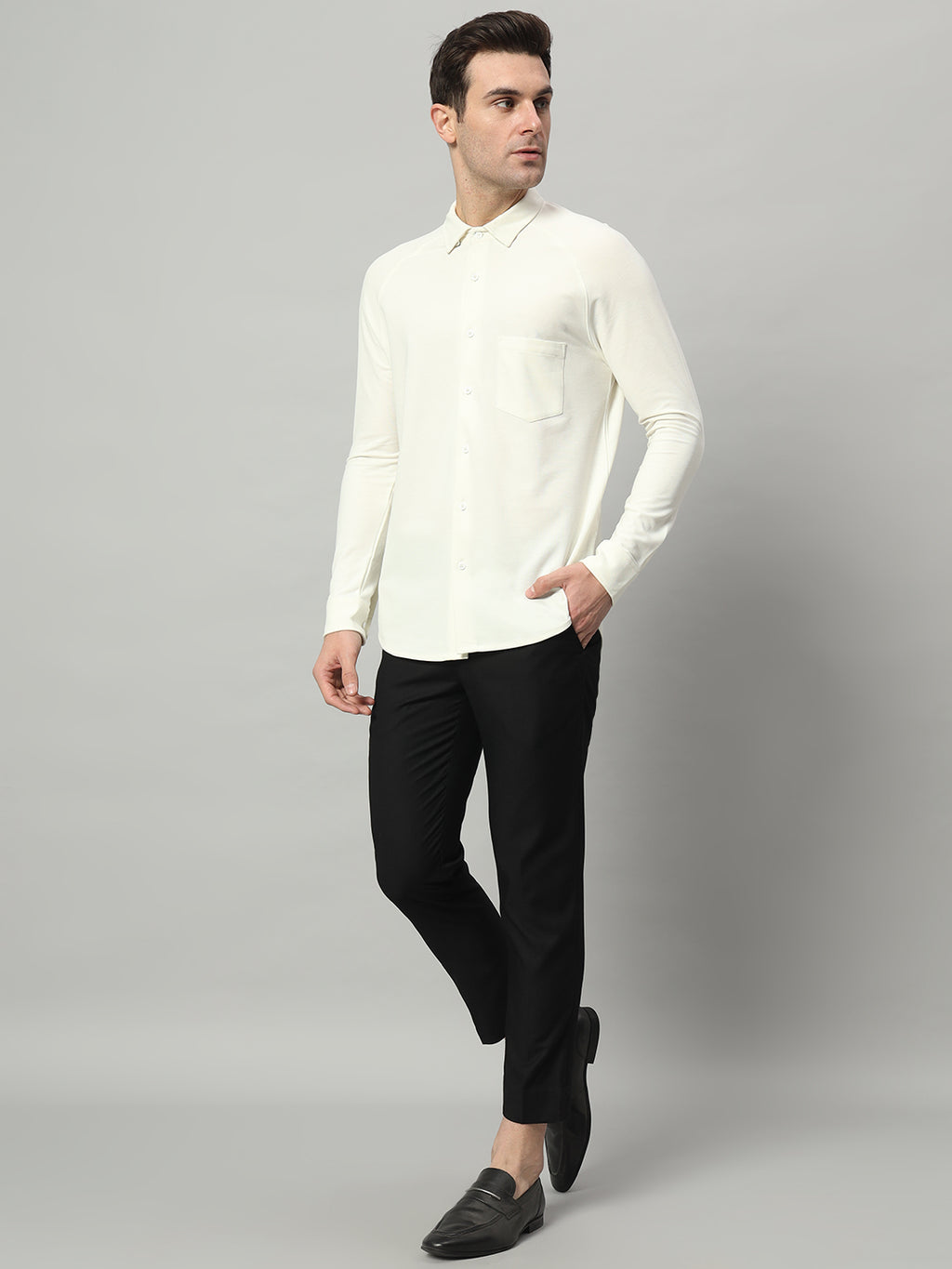 Full Sleeve Shirt - Royal Ivory