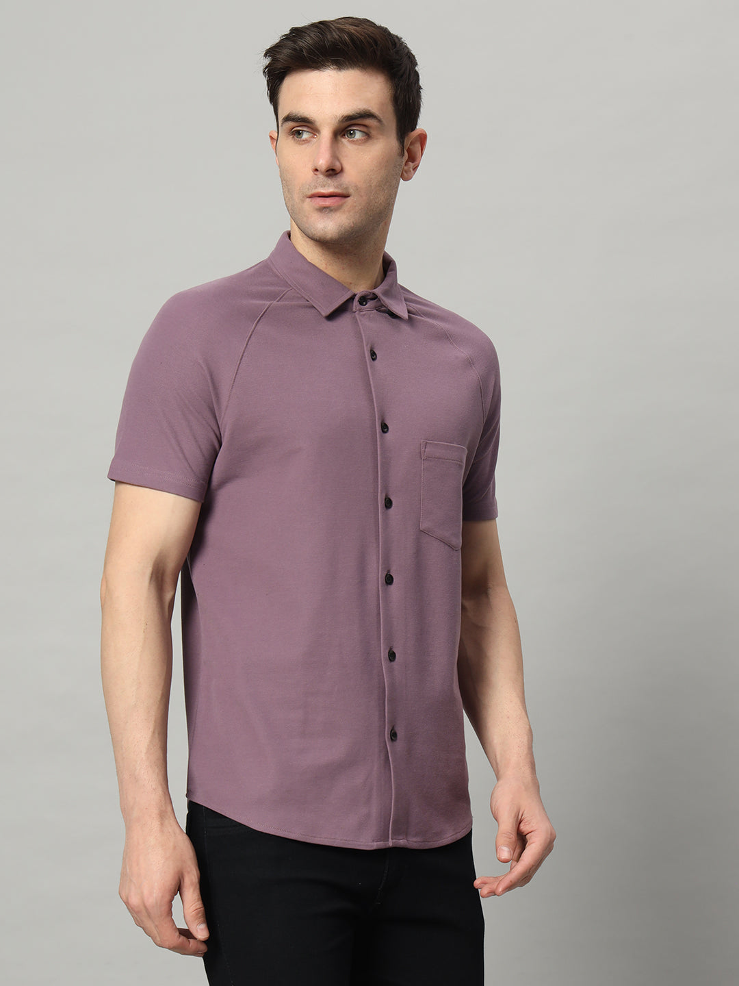 Half Sleeve Shirt - Lavender - HABEAS