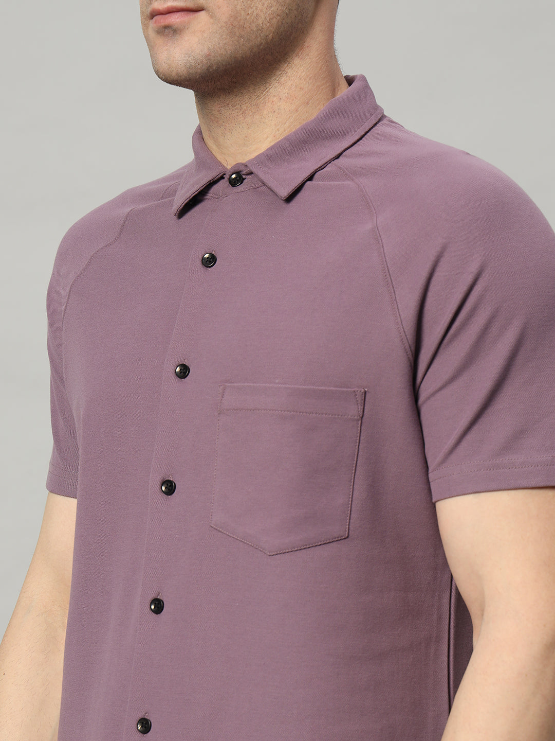 Half Sleeve Shirt - Lavender - HABEAS