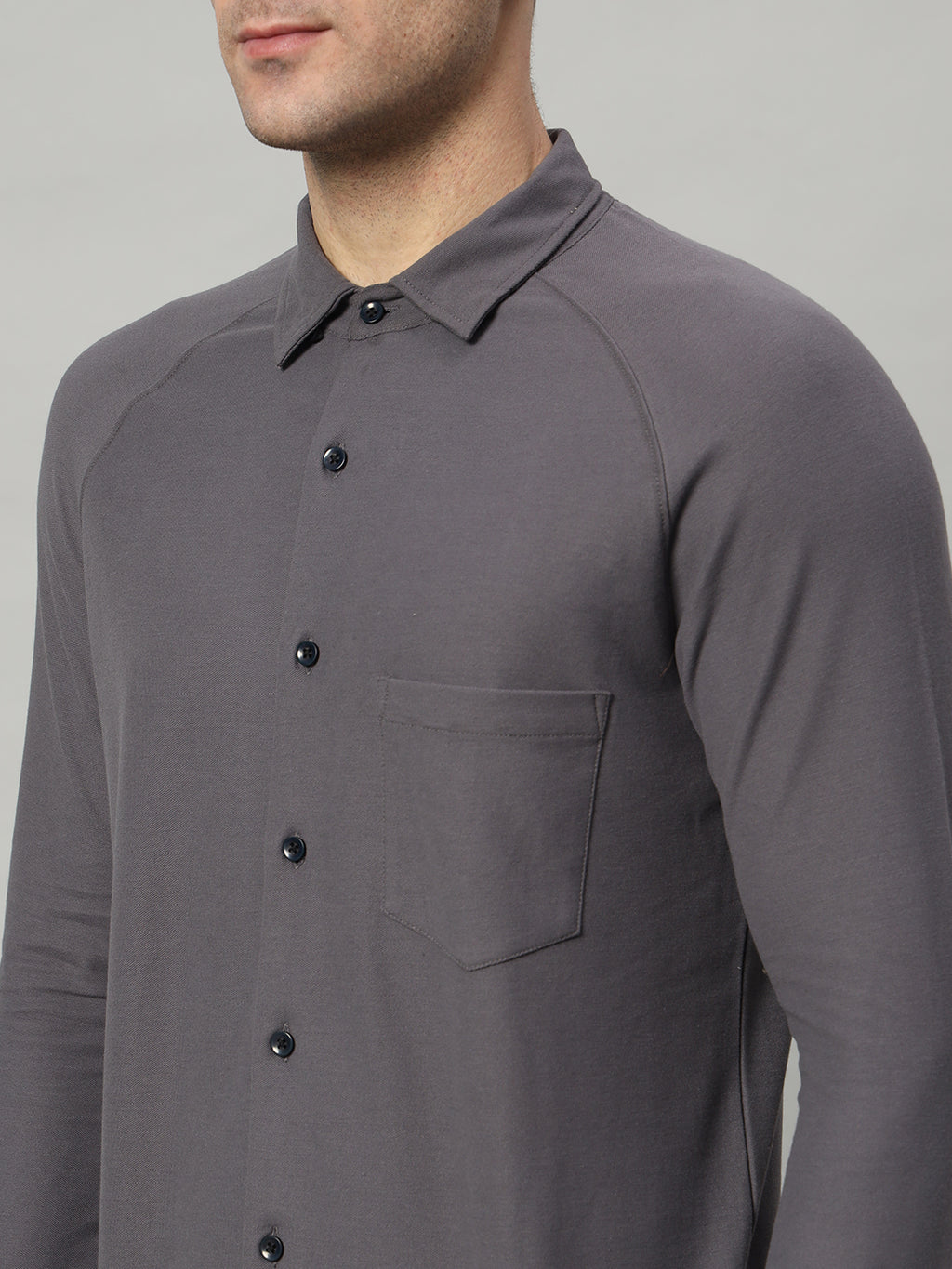 Full Sleeve Shirt - Charcoal Grey - HABEAS