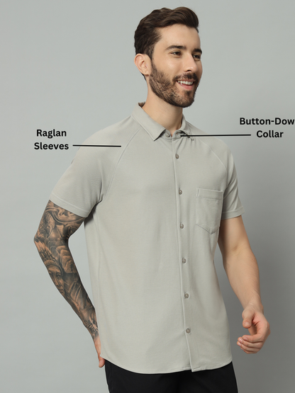 Half Sleeve Shirt - Oyster