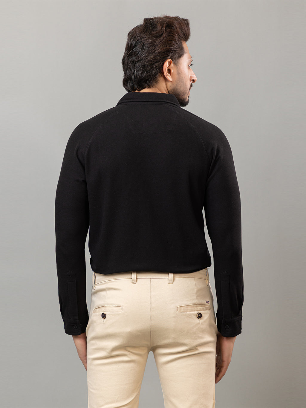 Full Sleeve Shirt - Elegant Black